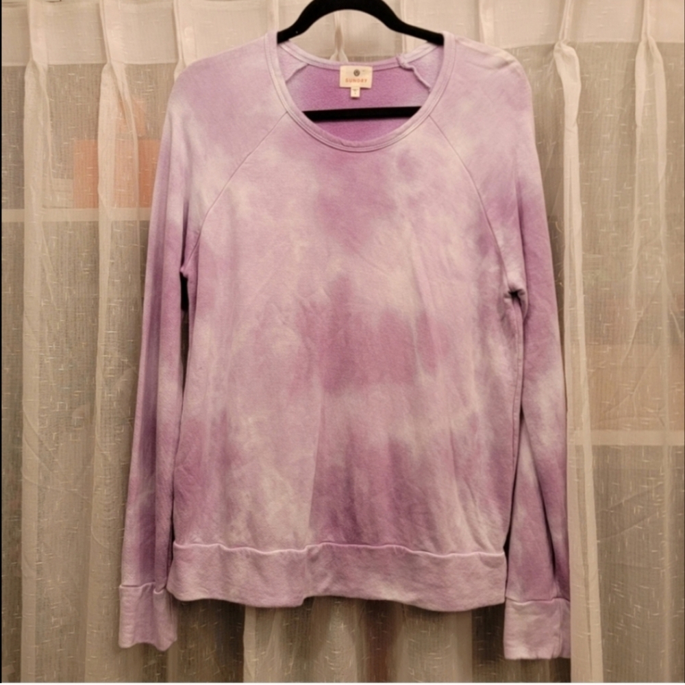 Sundry Tie Dye Crew Neck Sweatshirt Size Small NWOT